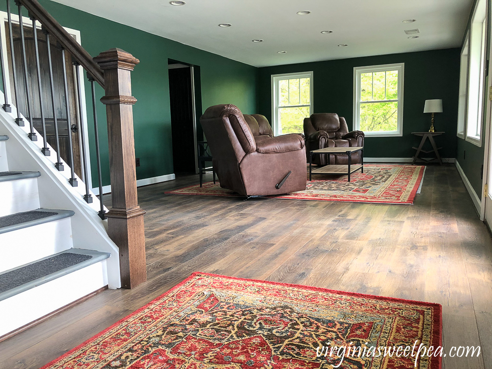 Lake House Basement Family Room