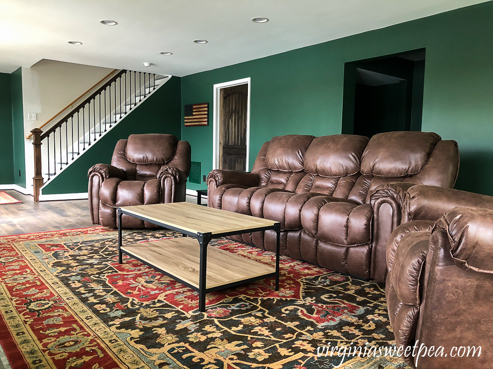 Lake House Basement Family Room