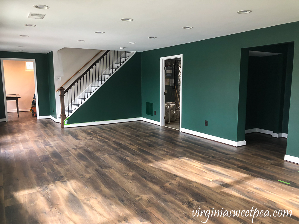 Lake House Basement Family Room