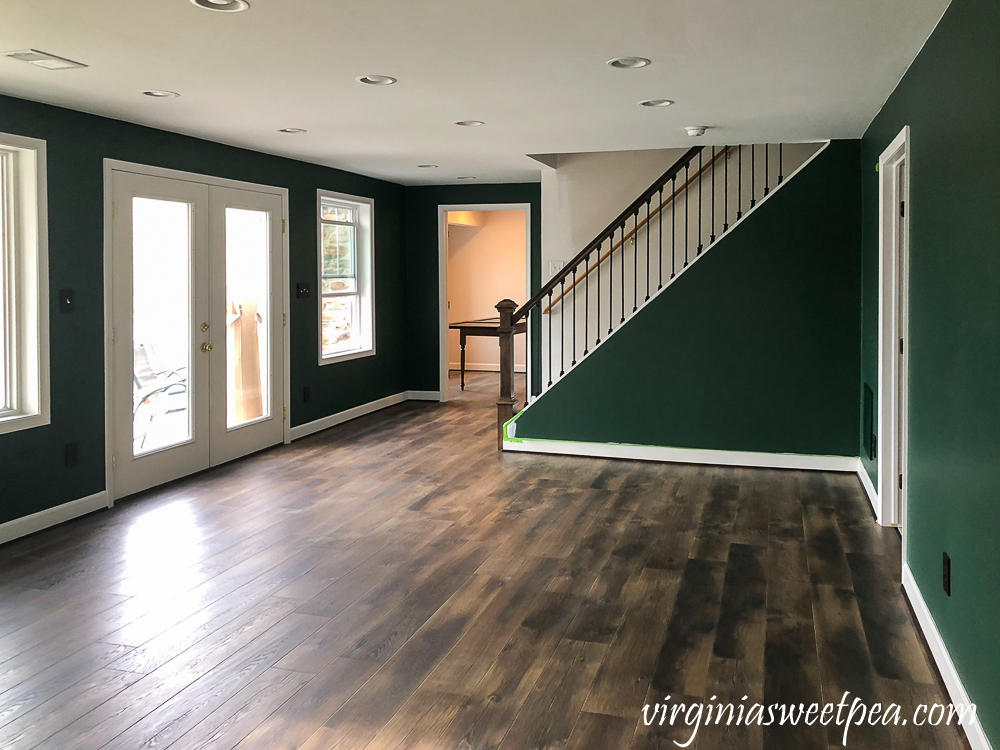 Lake House Basement Family Room