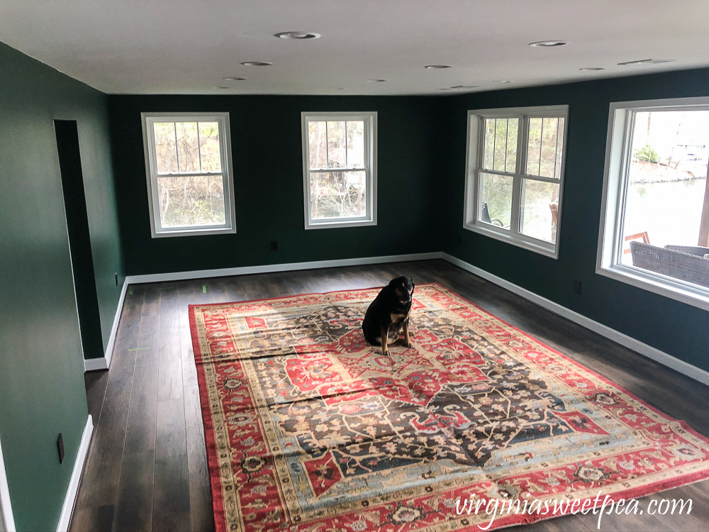 Lake House Basement Family Room