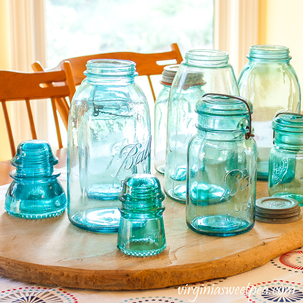 Vintage Ball Jar Centerpiece