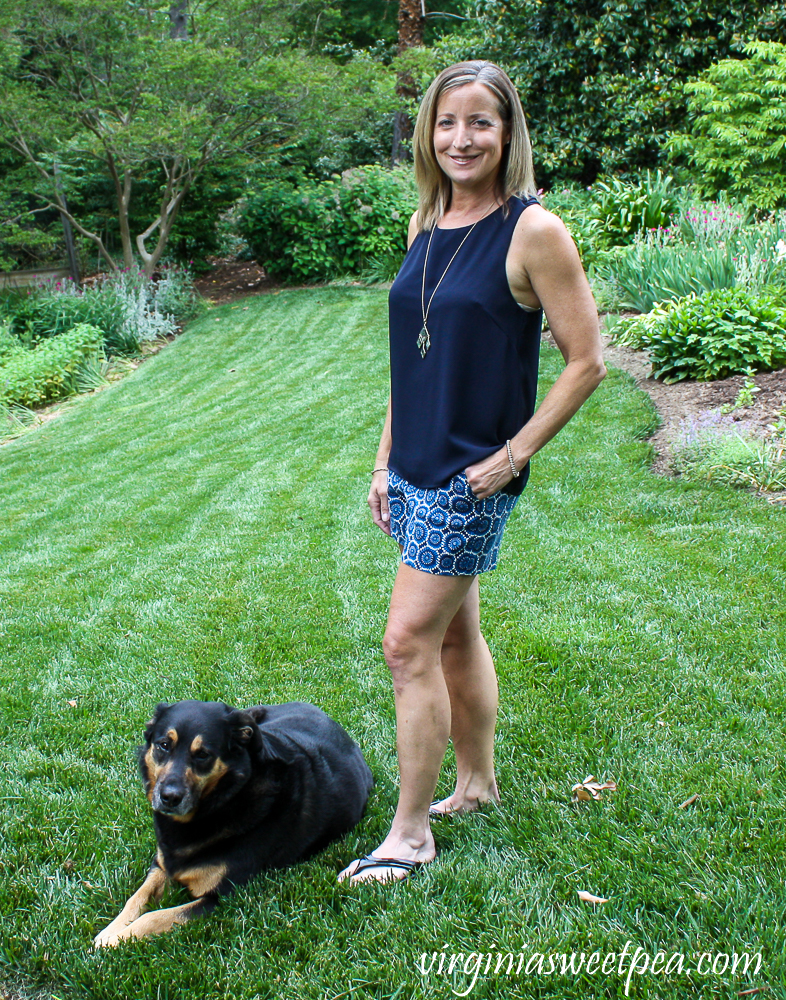 Stitch Fix Review for June 2020 - Level 99 Cindie Linen Printed Short