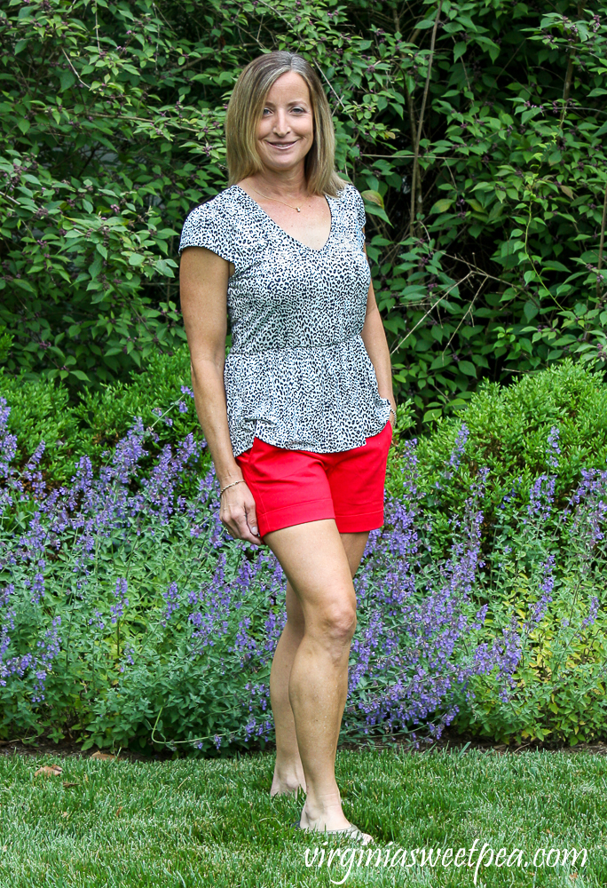 Stitch Fix Review for June 2020 - Market & Spruce Santana Roll Cuff Sateen Short