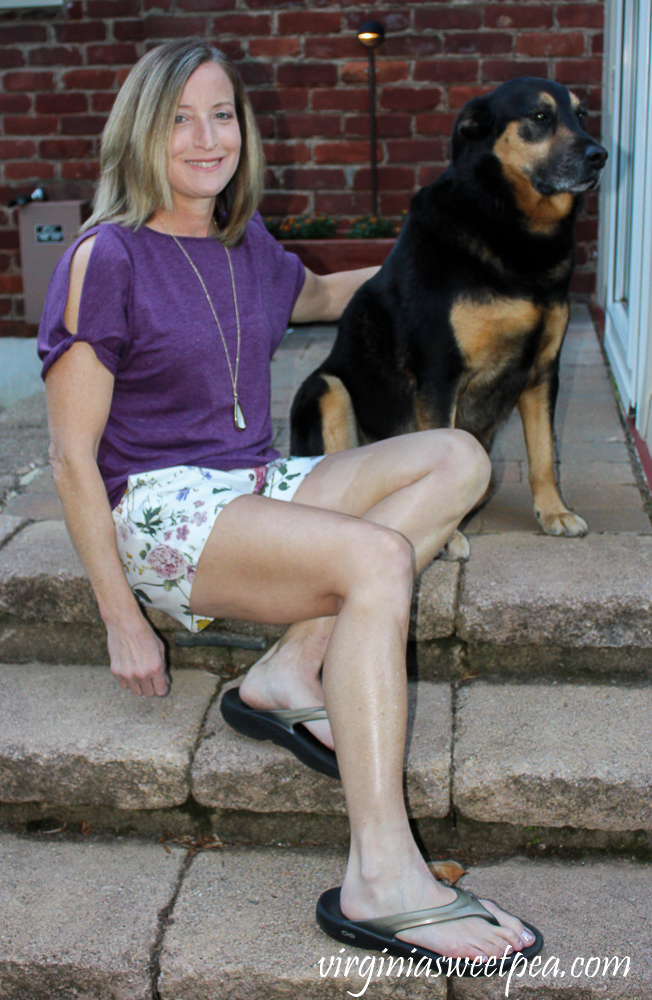 Stitch Fix Review for May 2020 - Level 99 Cindie Linen Printed Short