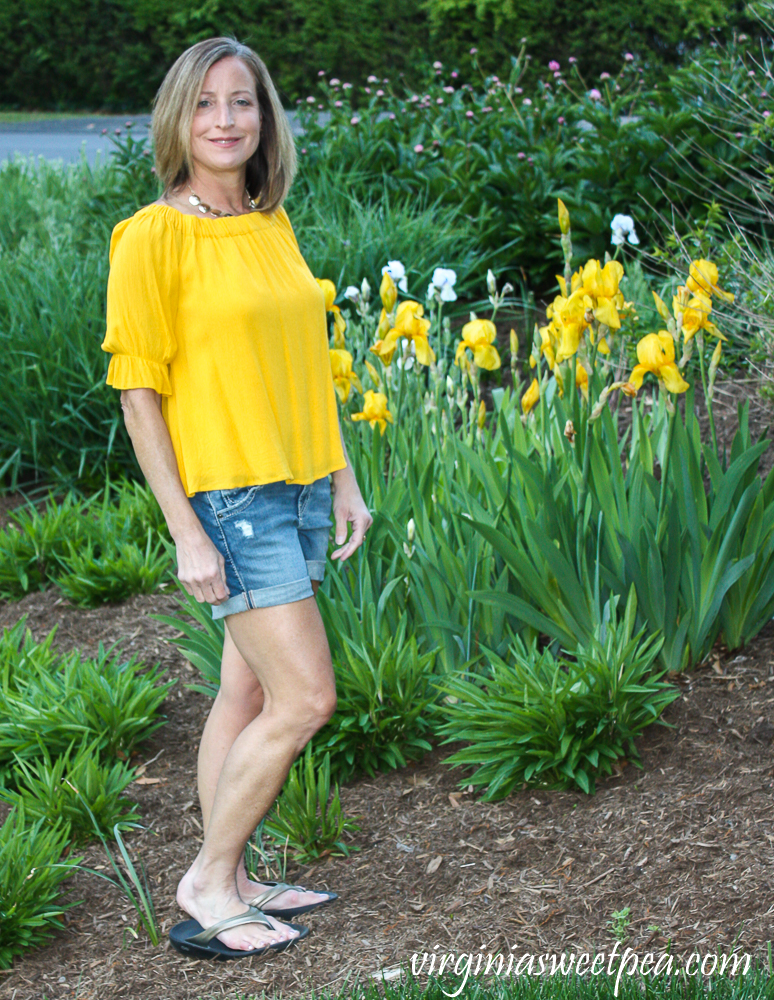 Stitch Fix Review for May 2020 - Silver Jeans Co Sam Short Distressed