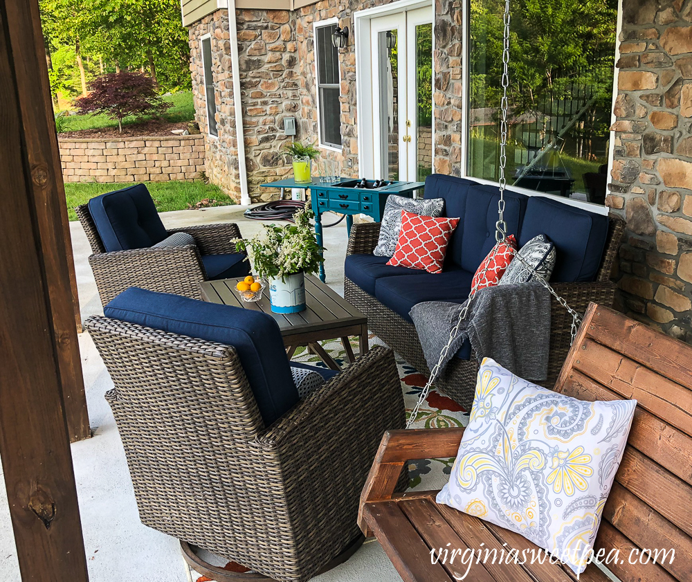 Lake house patio