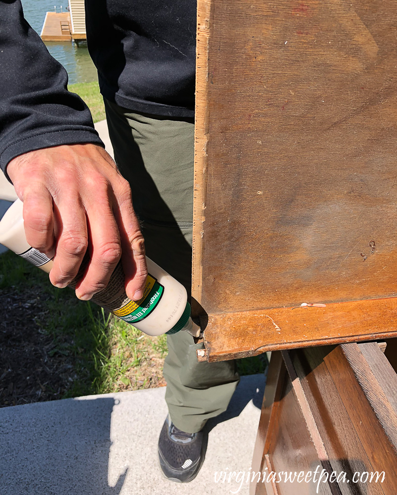 Repairing a Vintage Office Desk