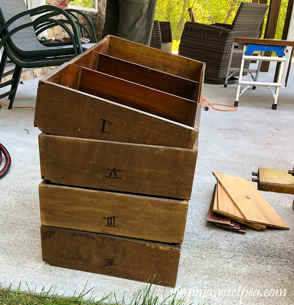 Refinishing a vintage office desk