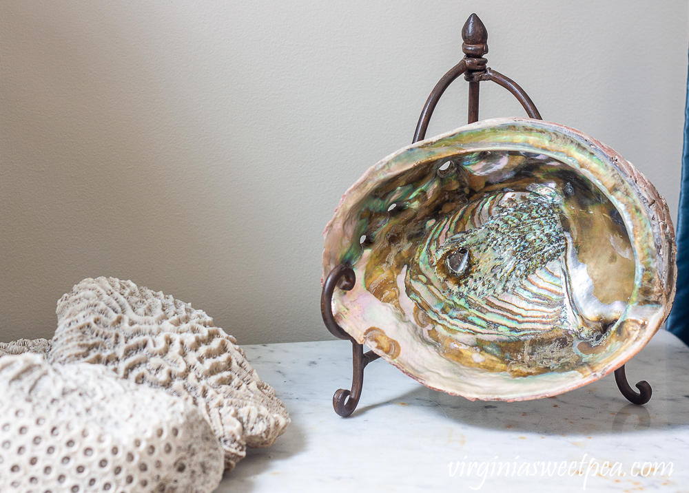 Abalone Shell used for summer decor