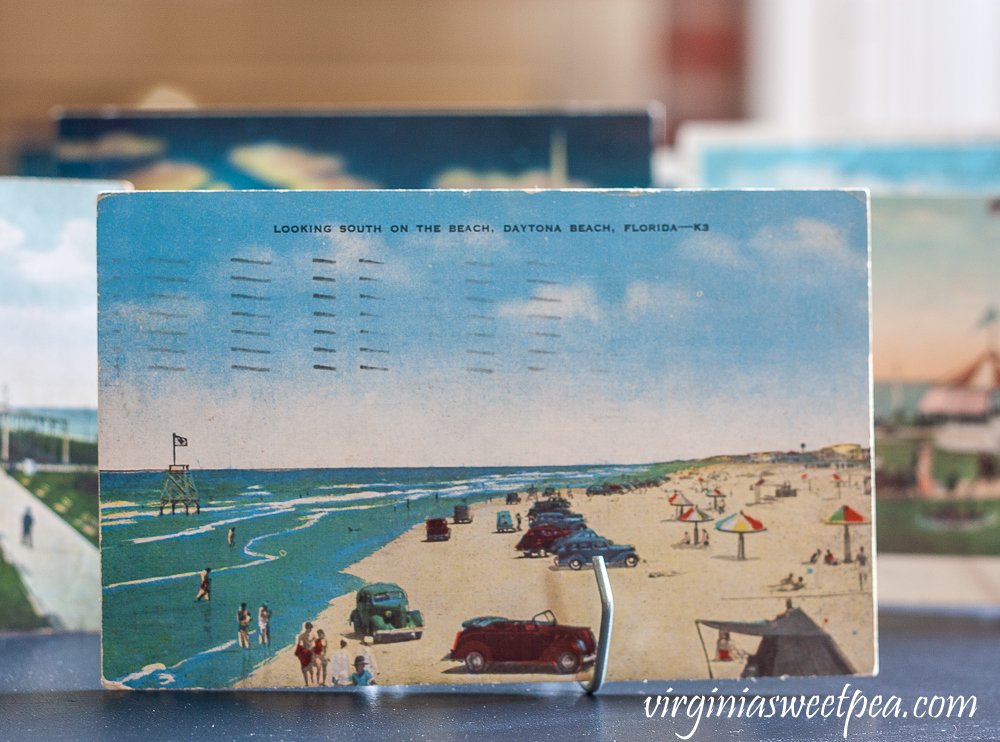 Vintage Daytona Beach postcard postmarked August 13, 1953