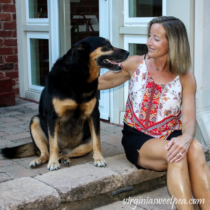 Stitch Fix Review for August 2020 - Fortune + Ivy Saira Handkerchief Blouse