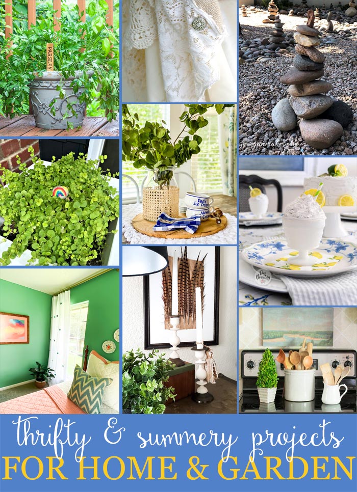 10 Thrifty Home and Garden Decorating Ideas