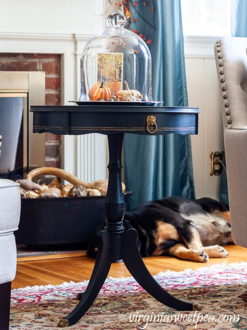 Fall Decorating Ideas for a Cloche - Sweet Pea