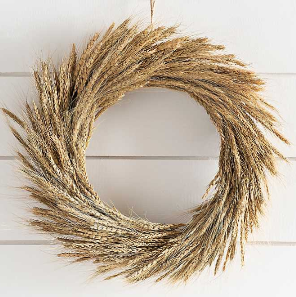 Fall Wheat Wreath from Kirkland's