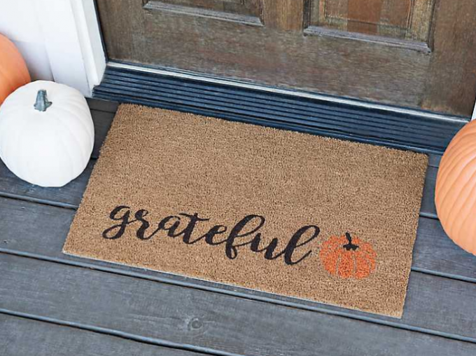 Grateful Door Mat