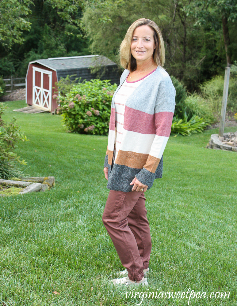 Stitch Fix Pinque Barras Two Pocket ColorBlock Cardigan