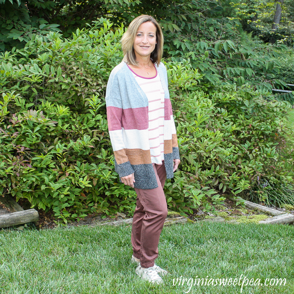 Stitch Fix Pinque Barras Two Pocket ColorBlock Cardigan