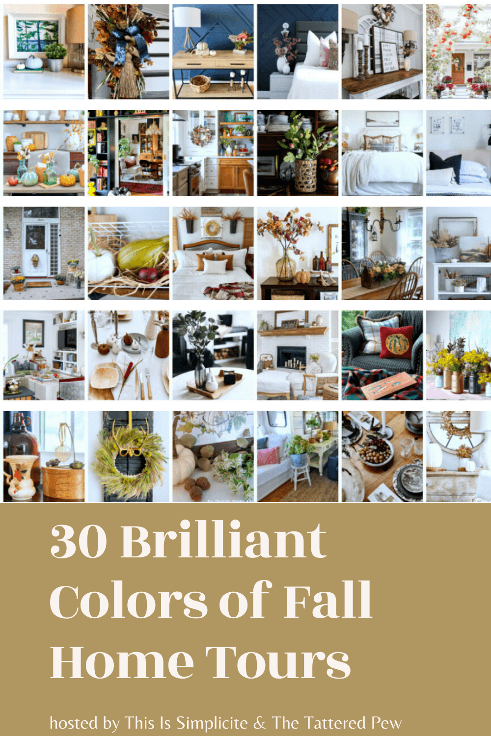 Graphic for Brilliant Colors of Fall Home Tours