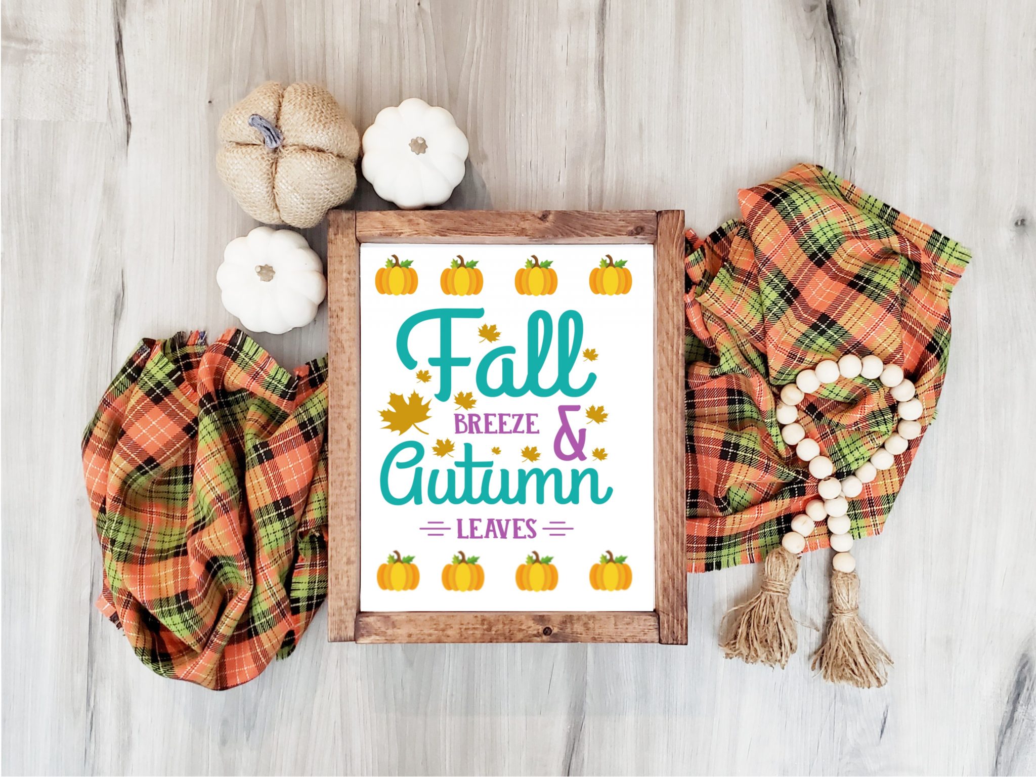 Fall Breeze and Autumn Leaves Free Printable