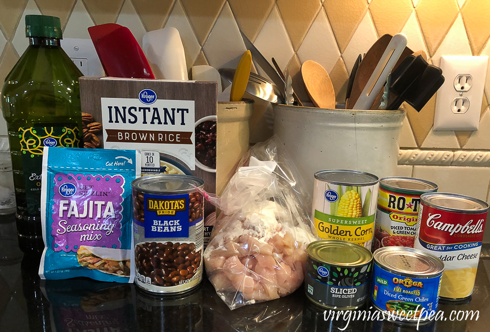 Ingredients to make Fiesta Chowder