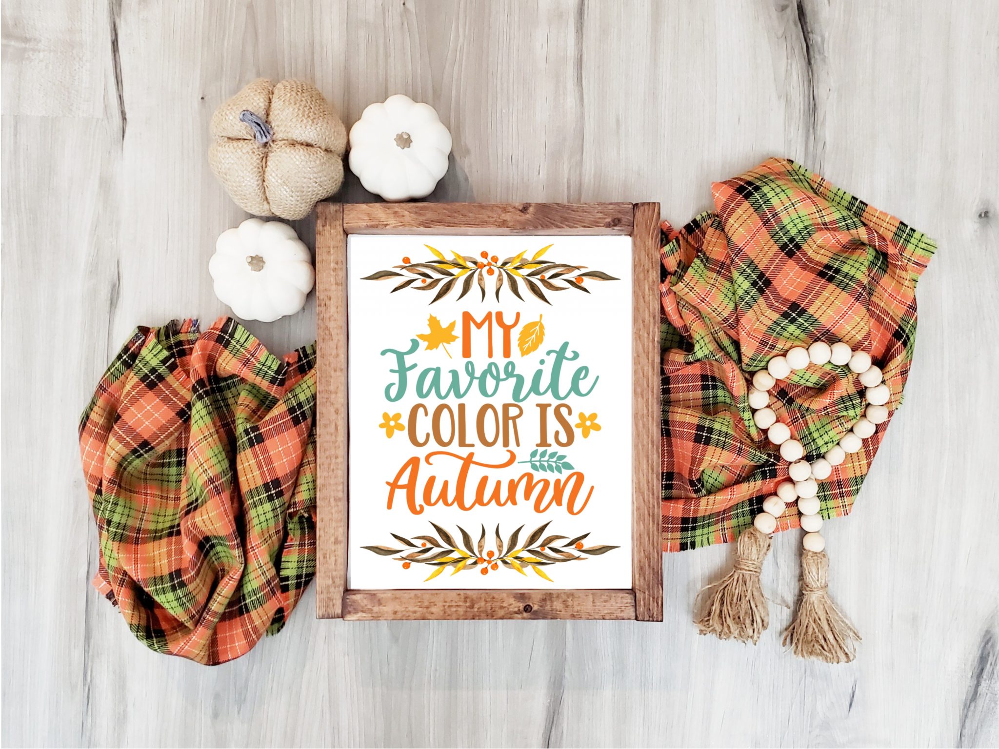 My Favorite Color is Autumn Free Printable