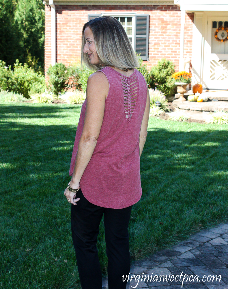 Stitch Fix Sage Braided Back Cut Out Tank