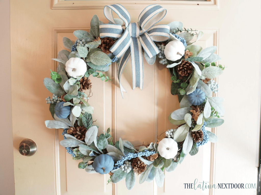 Coastal Style fall wreath