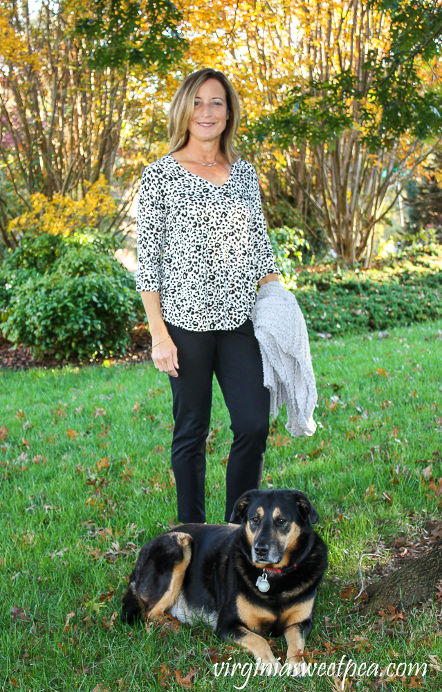 Fashom Chris and Carol Mara Animal Print Top