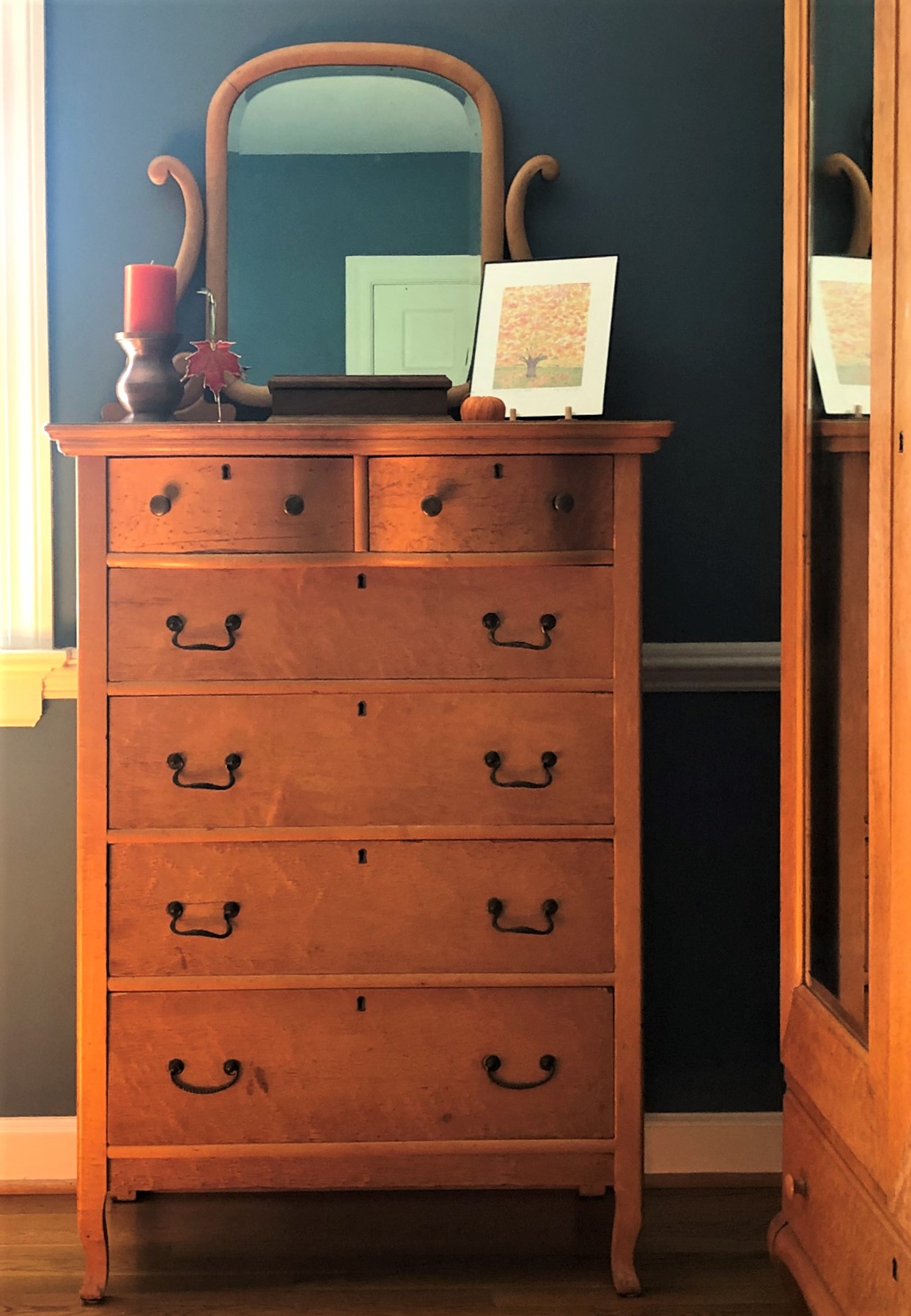 Bird's Eye Maple Chest of Drawers