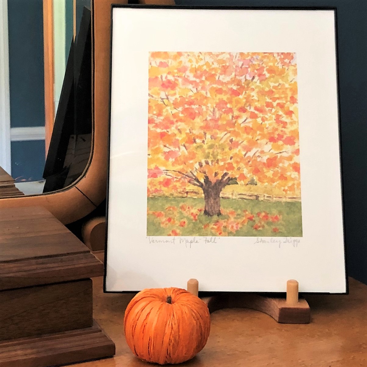 Vermont Maple Fall art by Shanley Triggs