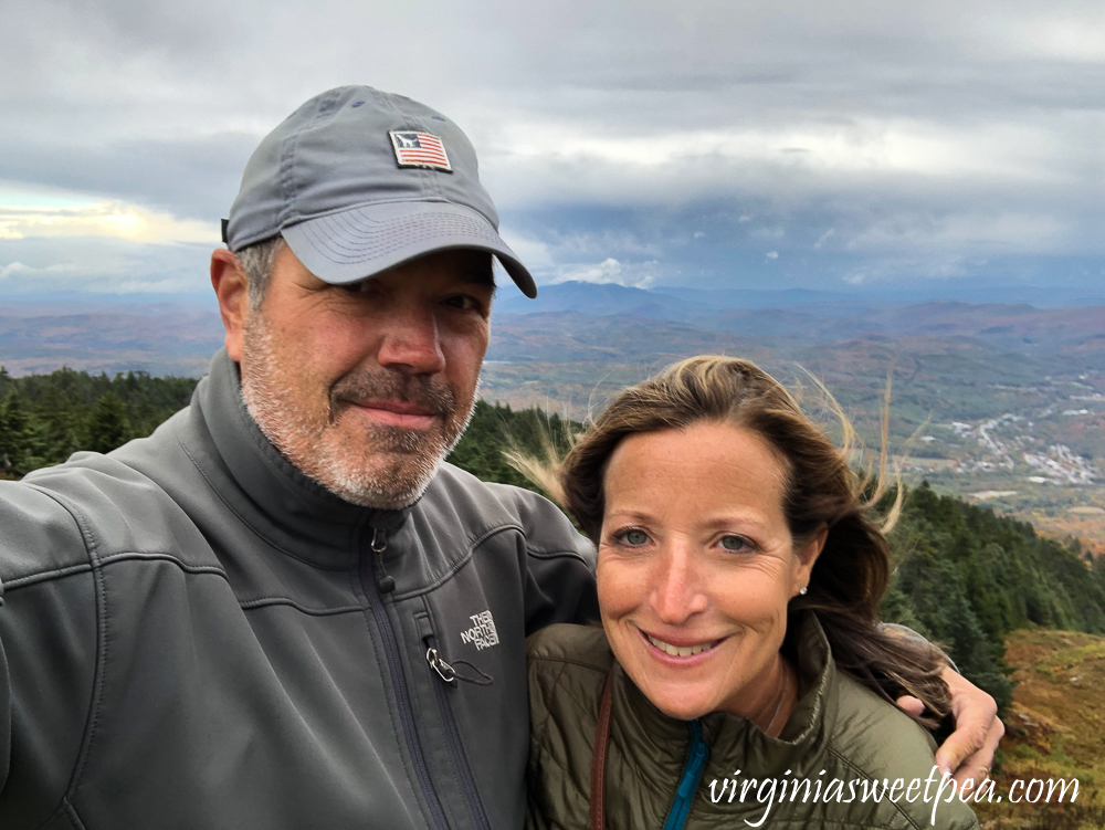 Selfie from the top of Okemo Mountain, Vermont