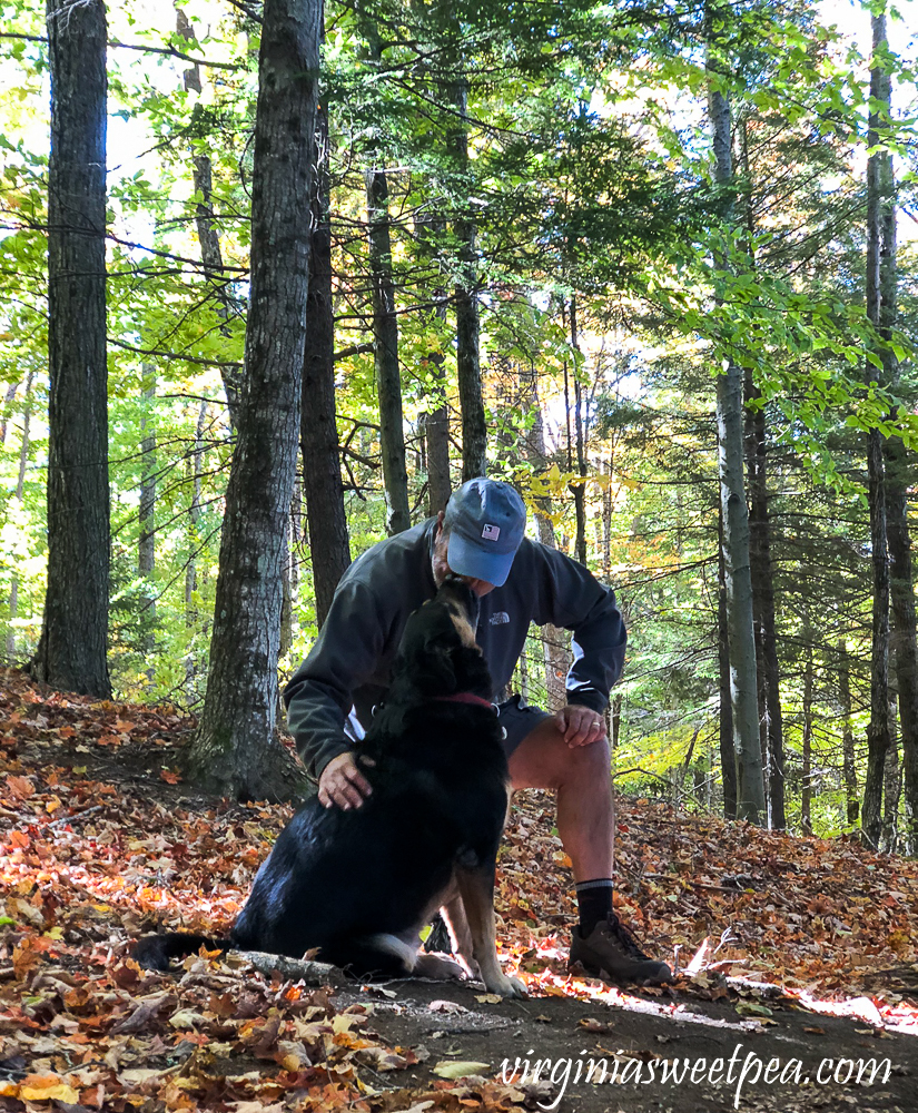 Hiking Mount Tom in Woodstock, VT