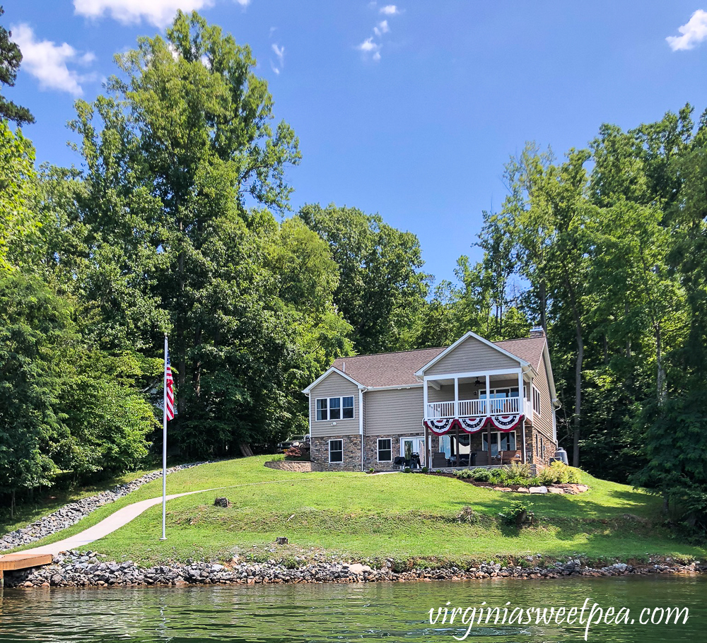 Smith Mountain Lake, VA home with shoreline in need of new riprap