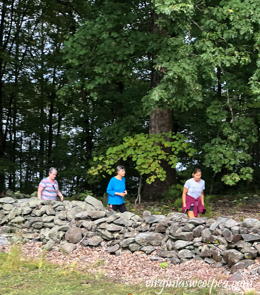 Hiking at Smith Mountain Lake State Park in Virginia.