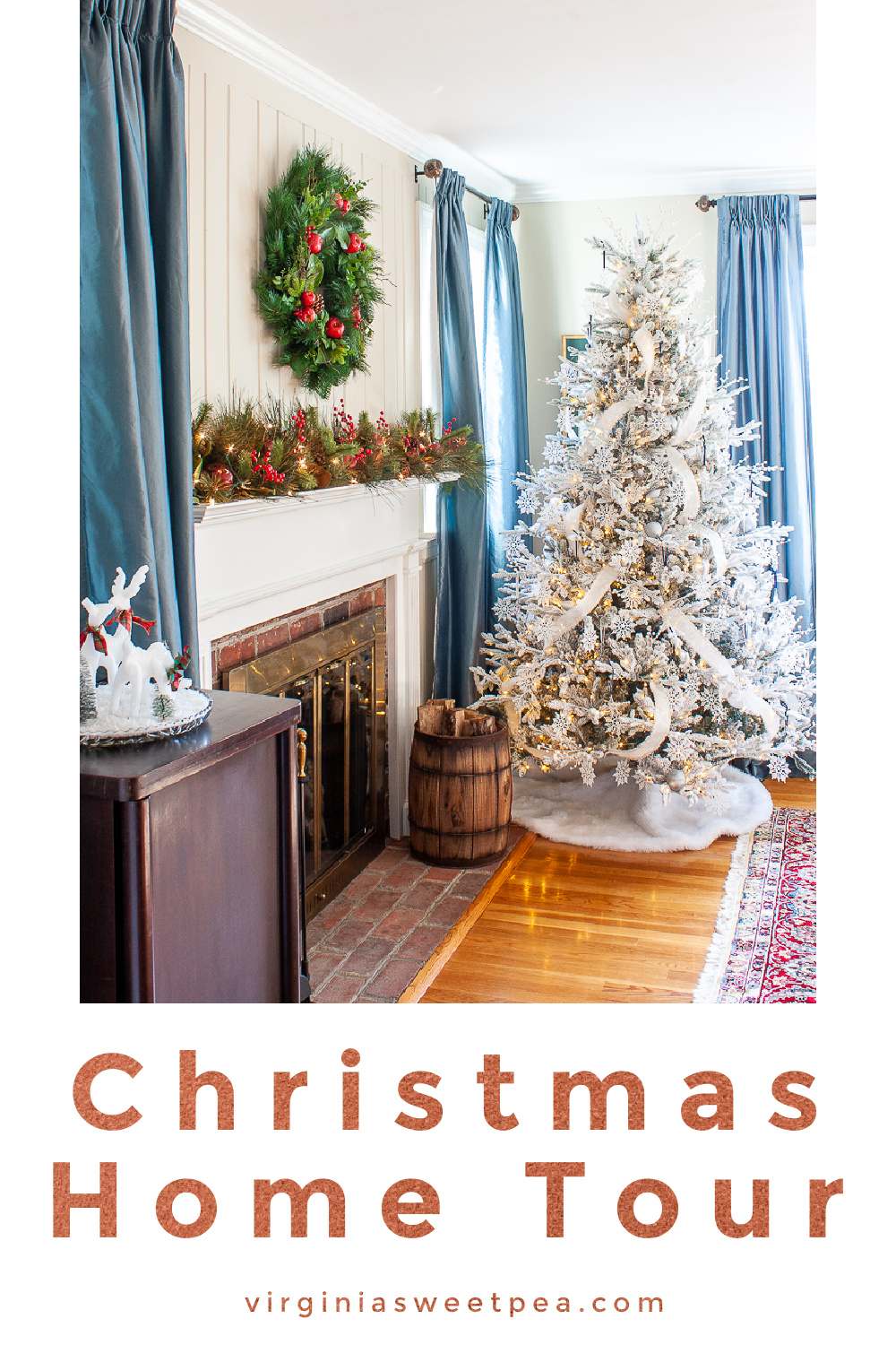 Christmas Home Tour Living Room And Dining Room Sweet Pea
