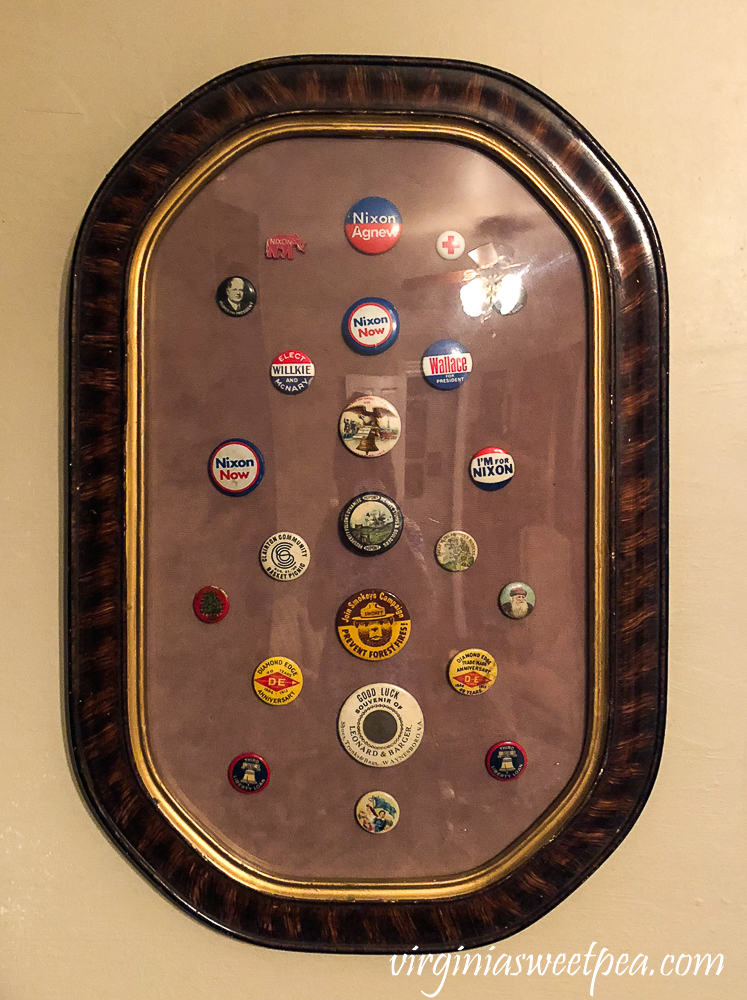 Framed Vintage Buttons