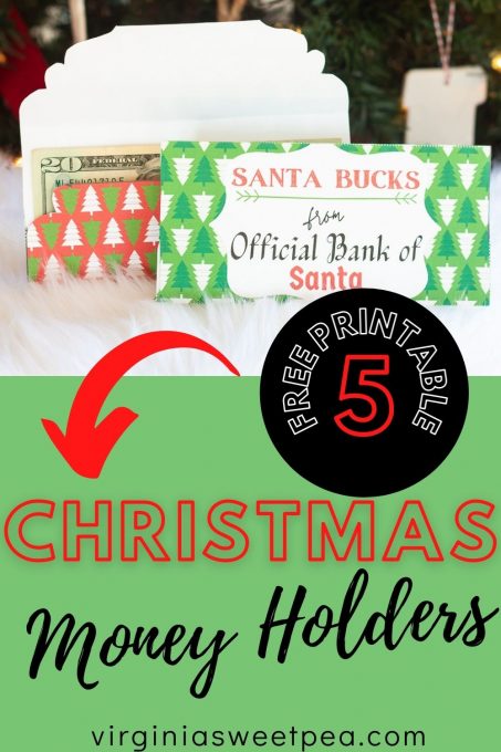 Free Printable Christmas Money Holders - Sweet Pea