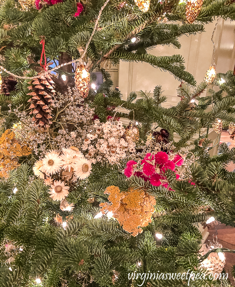 Christmas tree in the Woodstock Inn, Woodstock, Vermont