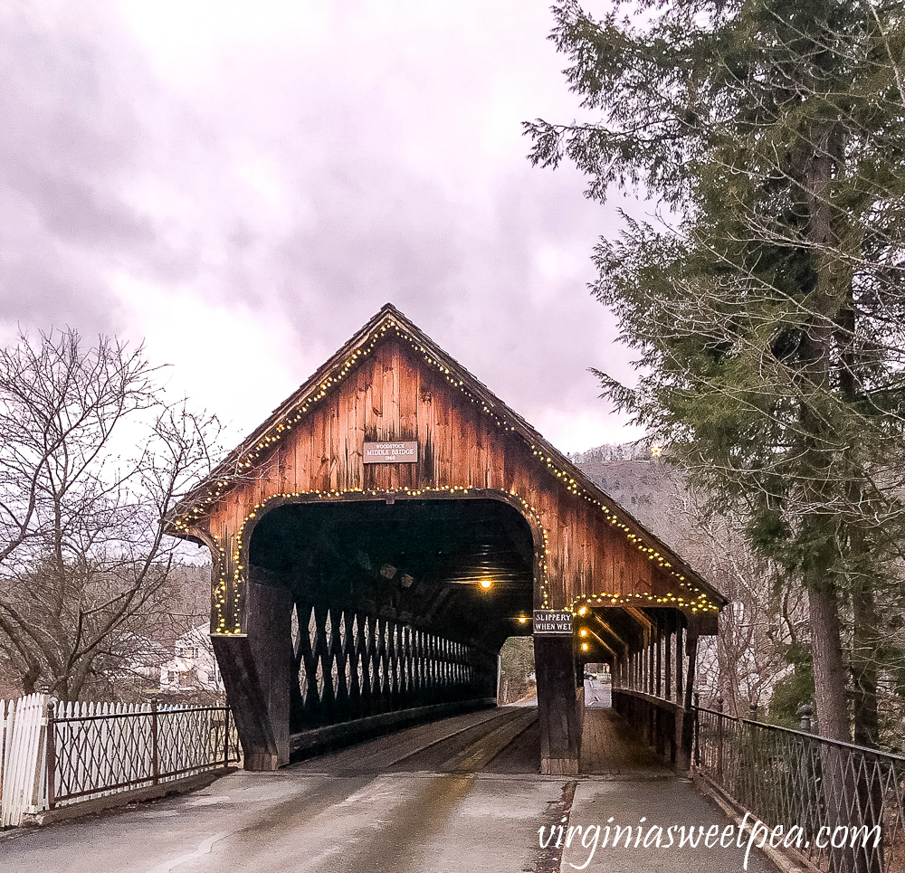 Middle Covered Bridge in Woodstock, Vermont