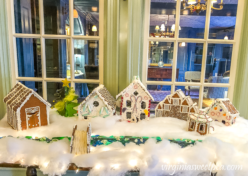 Gingerbread Village at the Woodstock Inn in Woodstock, Vermont