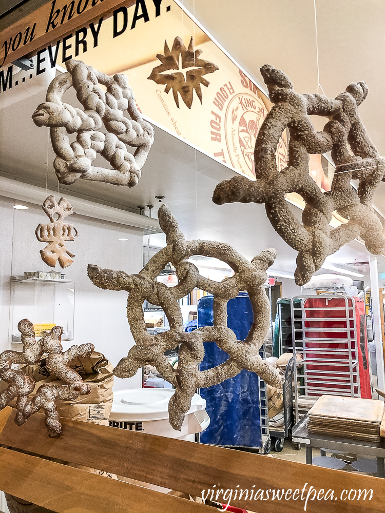 Dough Snowflakes at King Arthur Flour in Norwich, Vermont