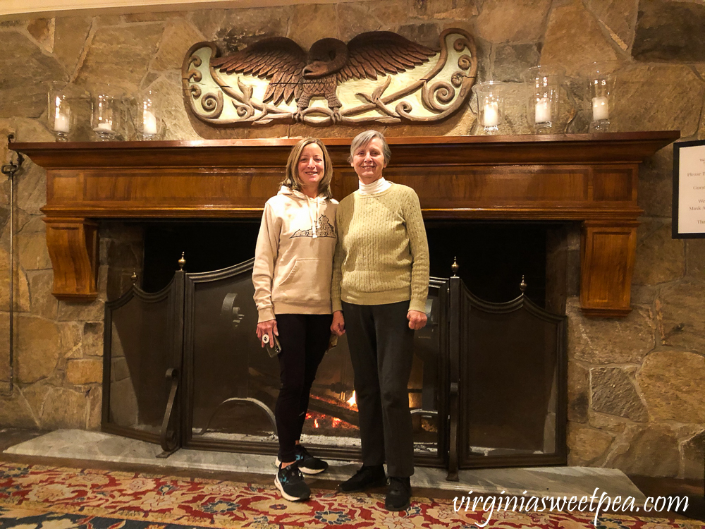 Fireplace at Woodstock Inn in Woodstock, Vermont