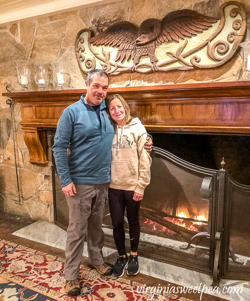 Fireplace at Woodstock Inn in Woodstock, Vermont