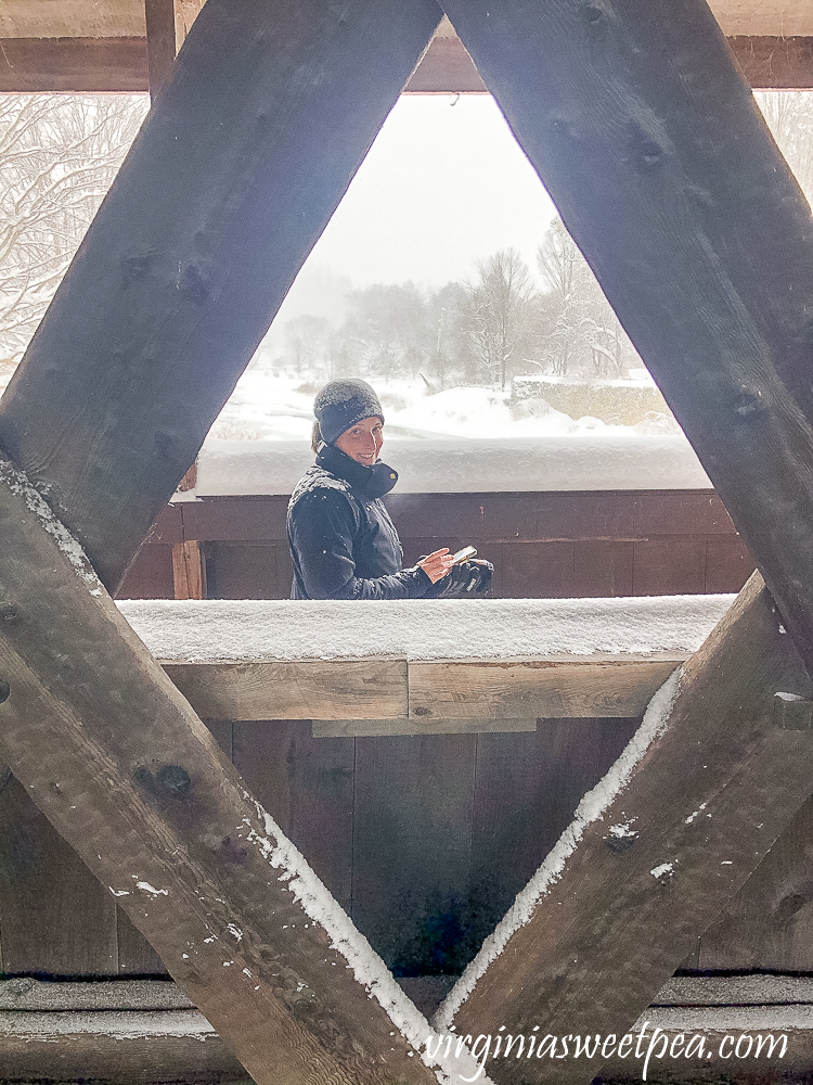 Middle Bridge in Woodstock, Vermont