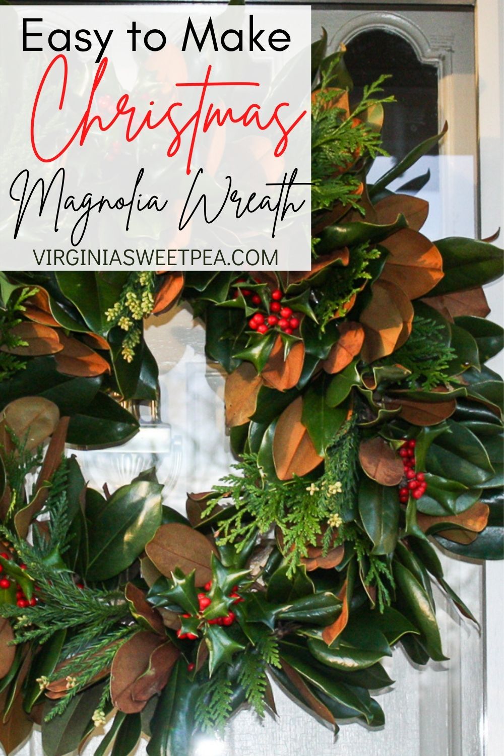 How to Make a Gold Magnolia Wreath!