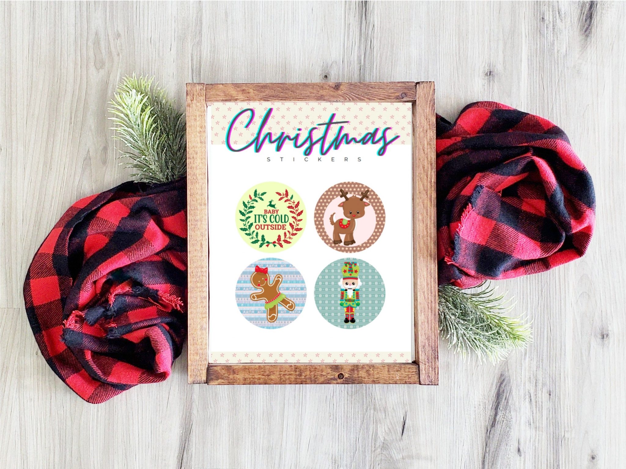 Free Printable Christmas Stickers