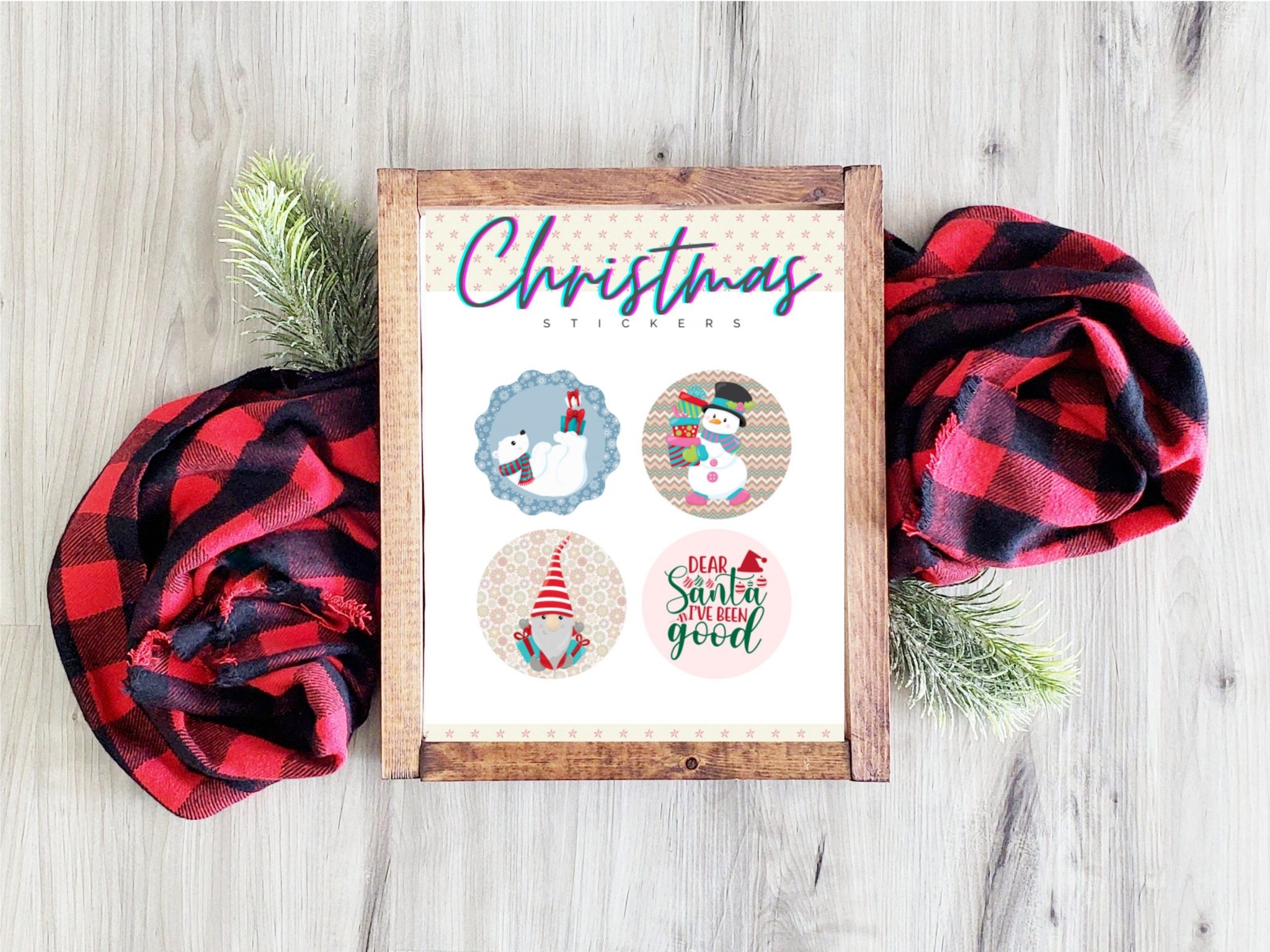 Free Printable Christmas Stickers