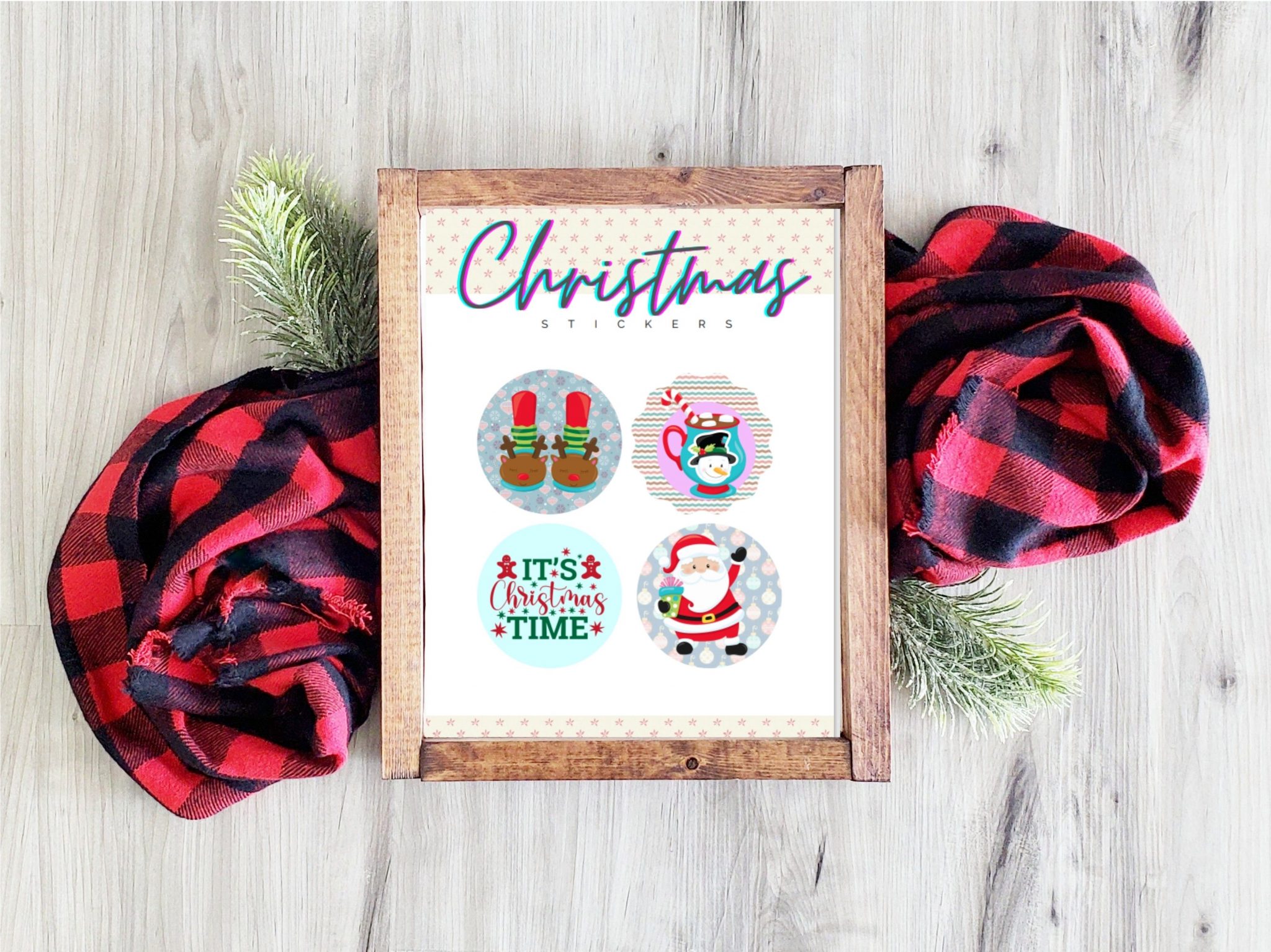 Free Printable Christmas Stickers