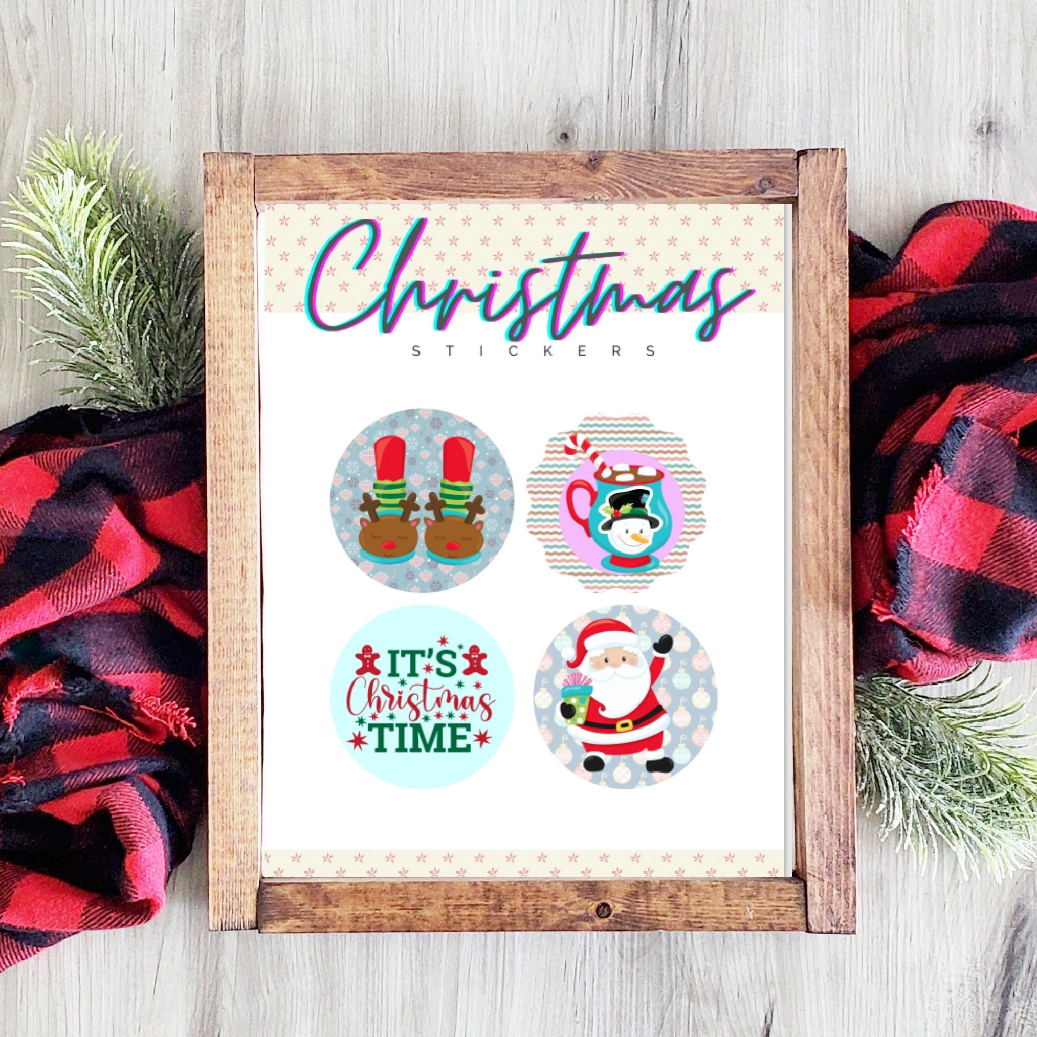 Free Printable Christmas Stickers